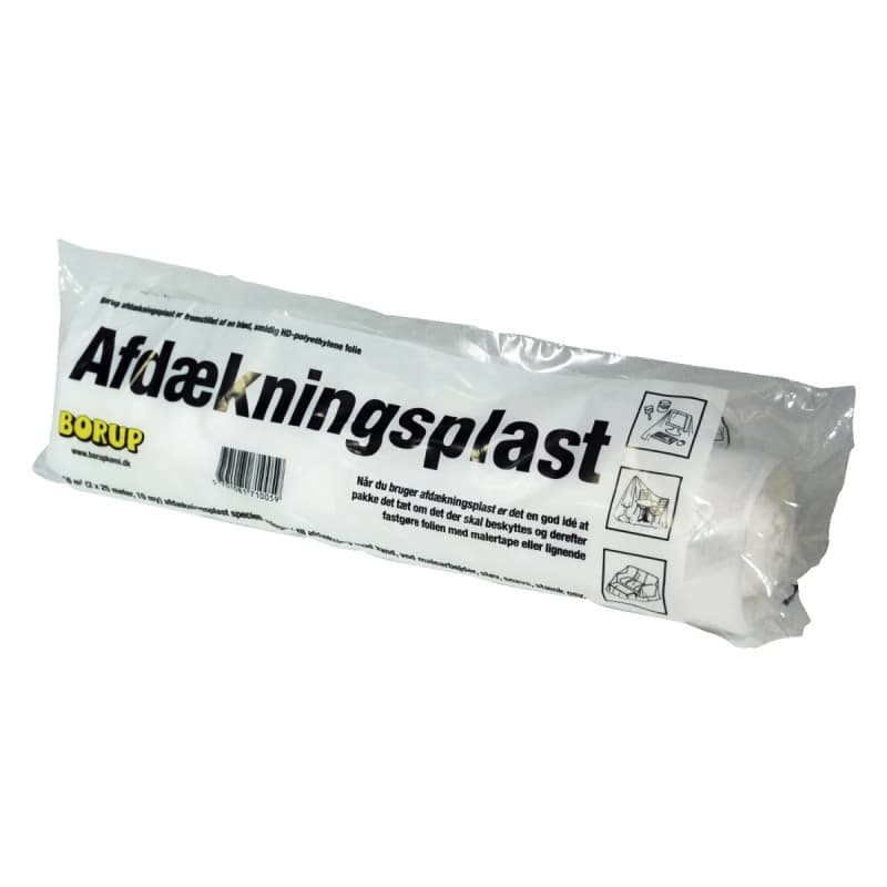 Afdækningsplast 10My     2X25m - 553205025