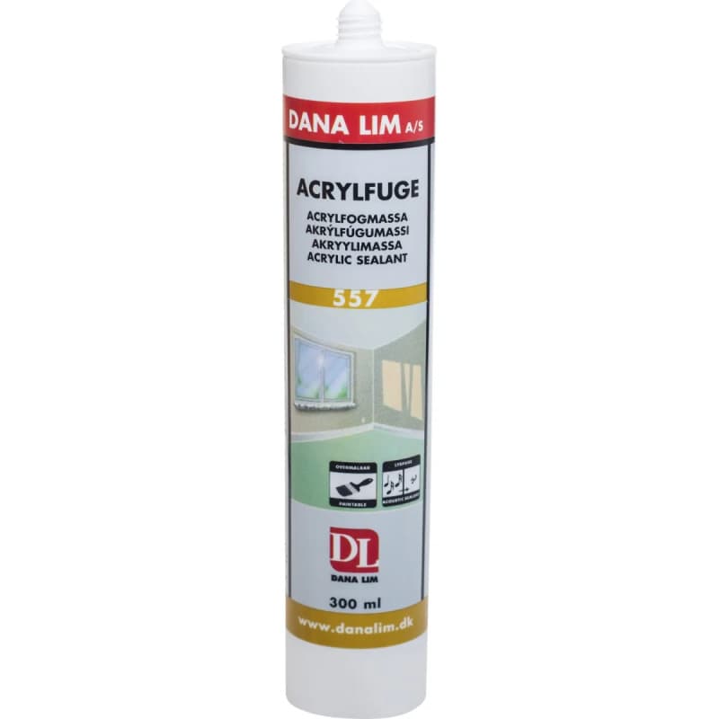 Dl Acrylfugemasse 557 Hvid - 75812