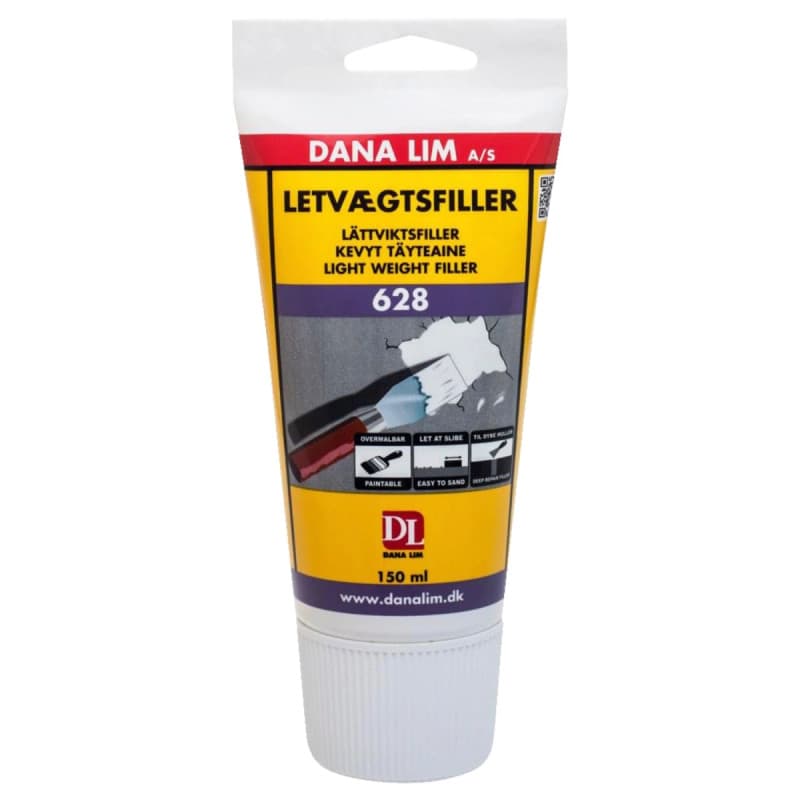 Dl Letvægtsfiller 628 Hvid - 7766