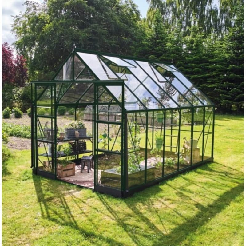 Halls ICON 8 Â· 9.7 mÂ² (8' x 12') Grøn m/3 mm hærdet glas