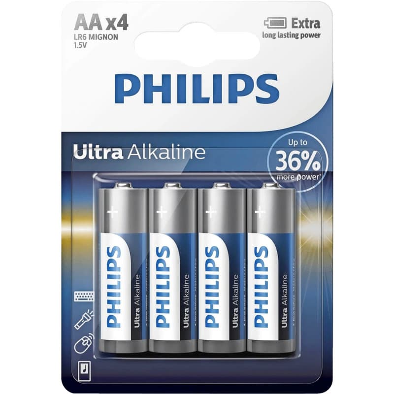 Philips Ultra Alkaline Aa 4 - Lr6e4b-10