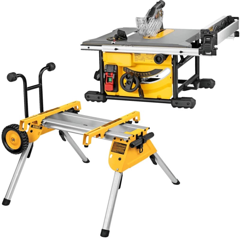 Dewalt 210 mm kompakt bordsav med savbord  -  DWE7485RS-XC