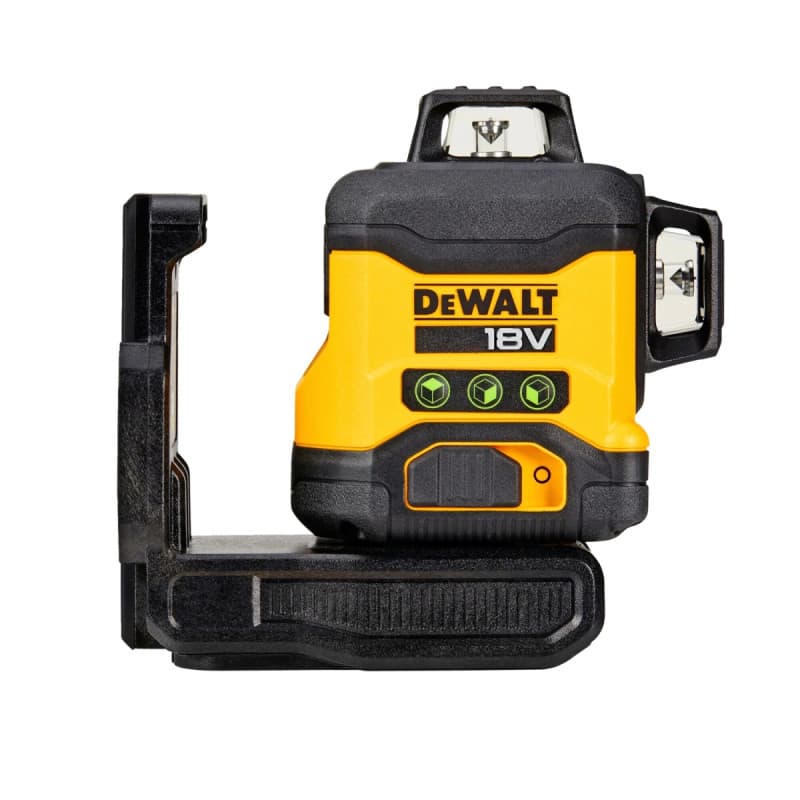 Dewalt 18V XR 3x360Â° kompakt laser, grøn, solo  -  DCLE34031N-XJ