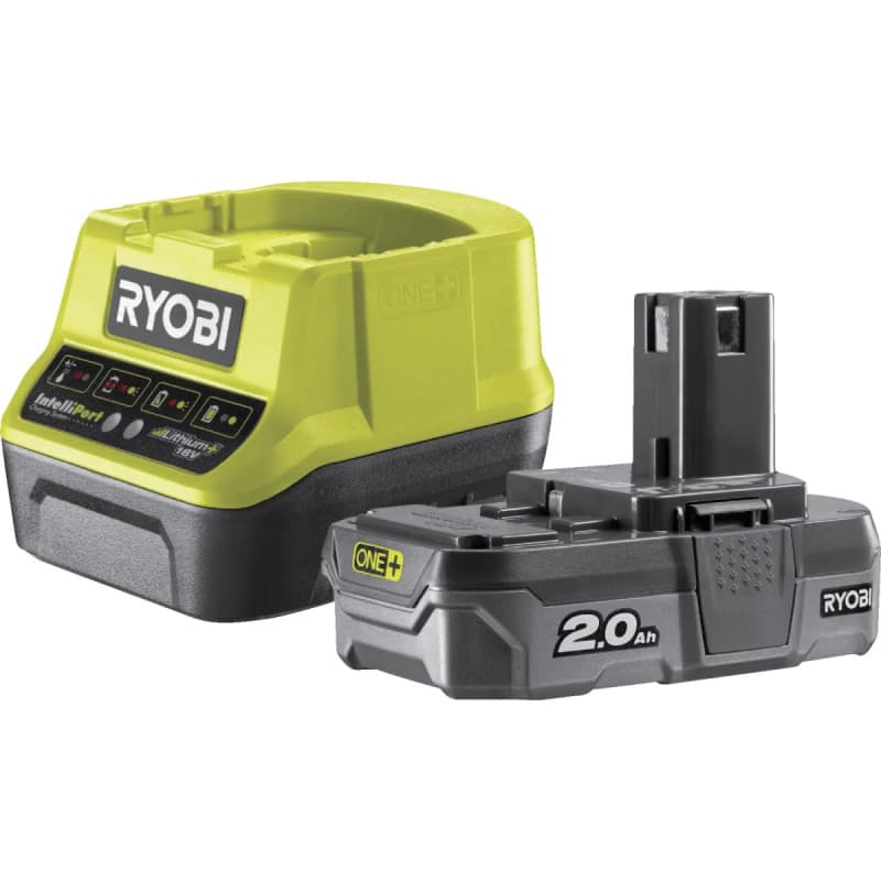 Ryobi 18V Batteri + Lader - 5133003368