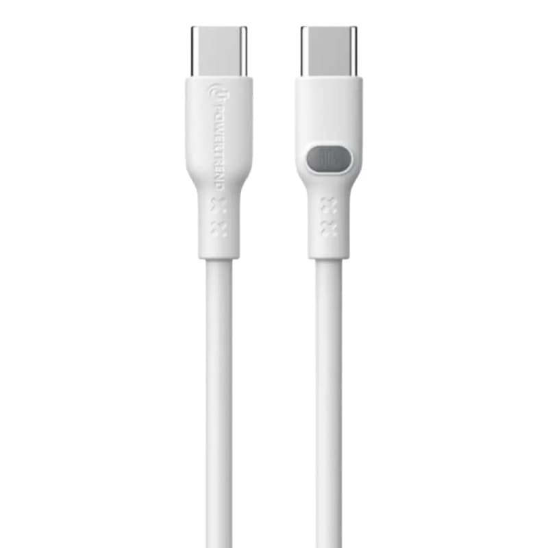 PowerTrend Ladekabel USB-C til USB-C 1M