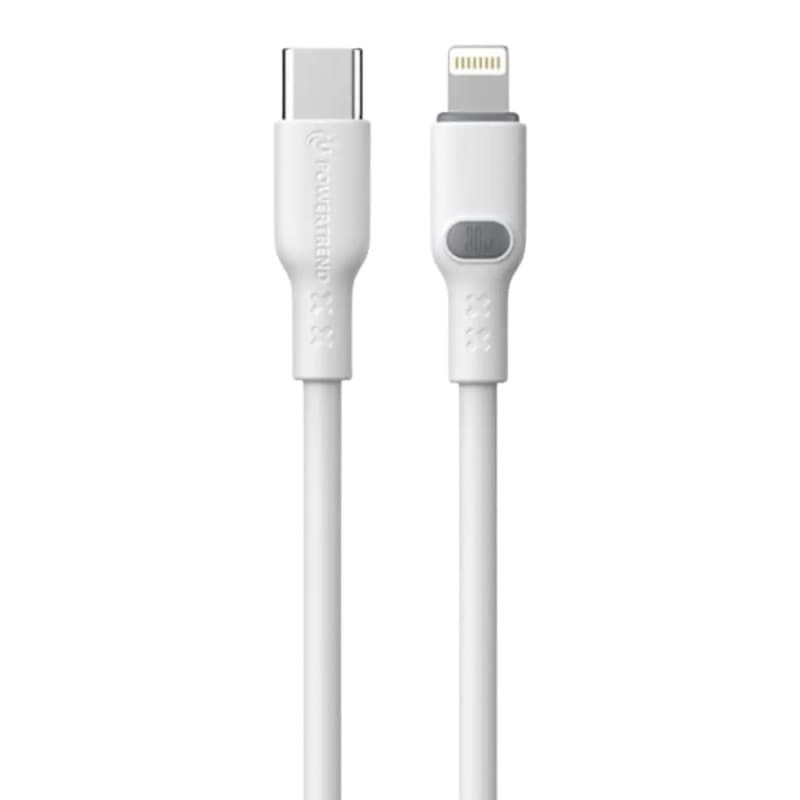 PowerTrend Ladekabel USB-C Til Lightning 2M