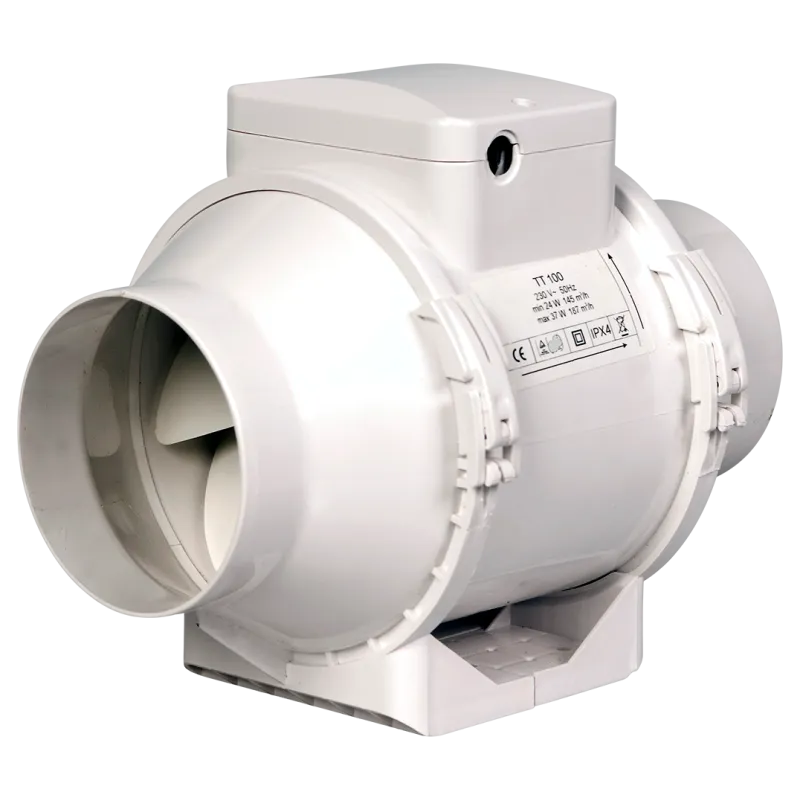 Duka kanalventilator EL100TT hvid