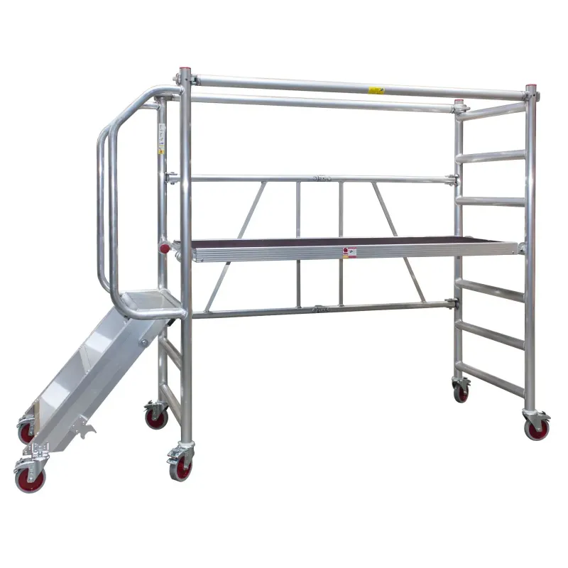 JUMBO Foldestillads 178SKT m/trap & h�ndlister
