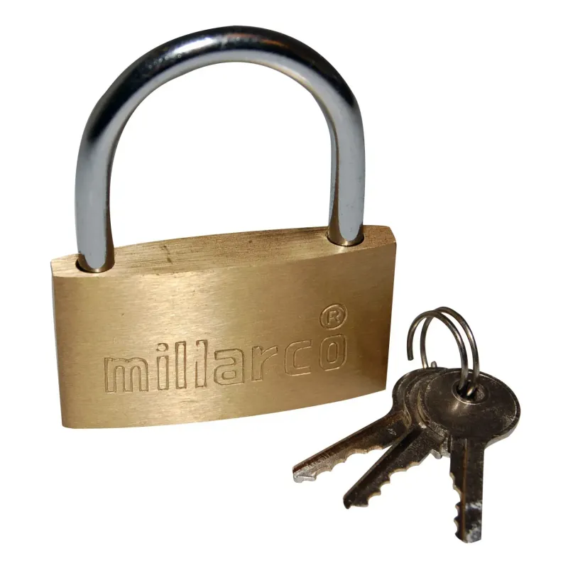 Mi-lock H�ngel�s messing - 50 mm. "Kampagne"