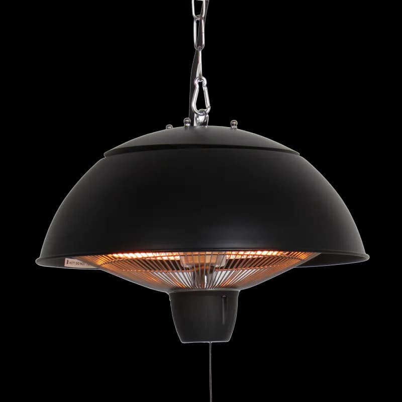 Terrassevarmer H�ngemodel 600/1500 W Ha Sort