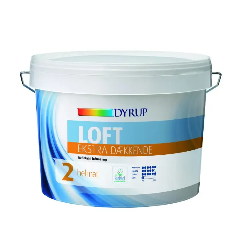 Dyrup Loft 02 Ekstra D�kkende Hvid - 2,25lt