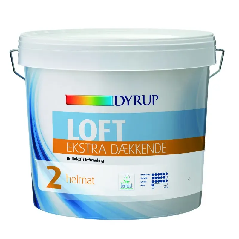 Dyrup Loft 02 Ekstra D�kkende Hvid - 4,5lt
