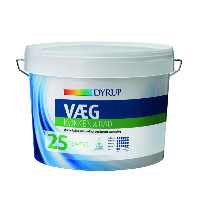 Dyrup V�g 25 - K�kken & Bad Hvid - 2,25lt