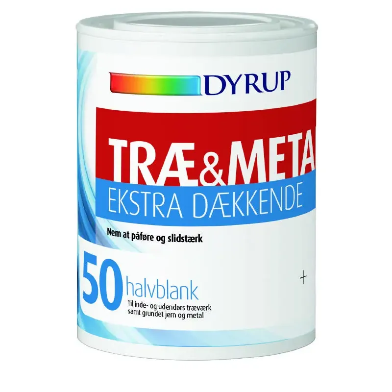 Dyrup Tr� & Metal 50 Ekstra D�kkende Sort - 0,75lt