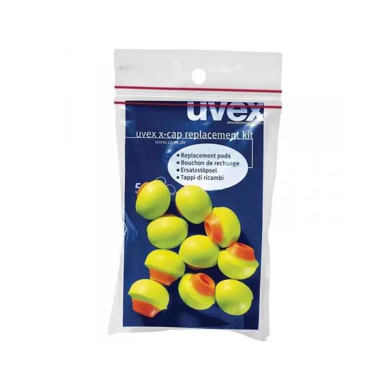 Uvex X-cap L�se �repropper Snr＝24, 5 Par/pose Gul