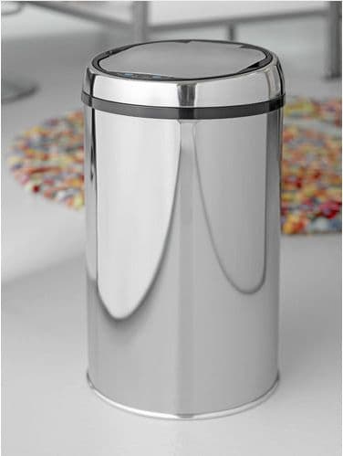 Beröringsfri avfallshink med sensor, 12 liter (Steel-Function)