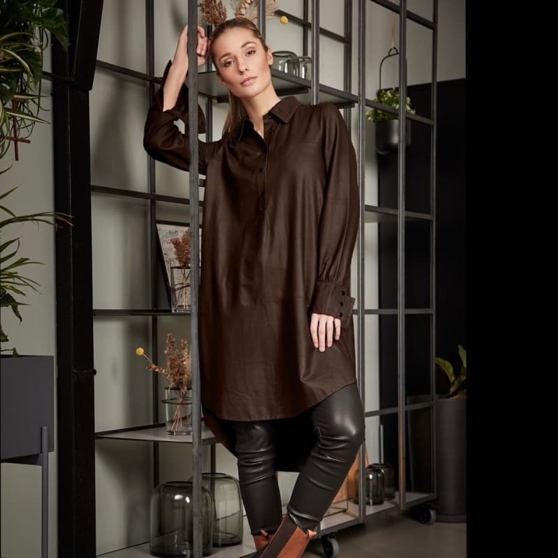 Maria skindkjole - Oversize - super blød skind - BTF-CPH 38