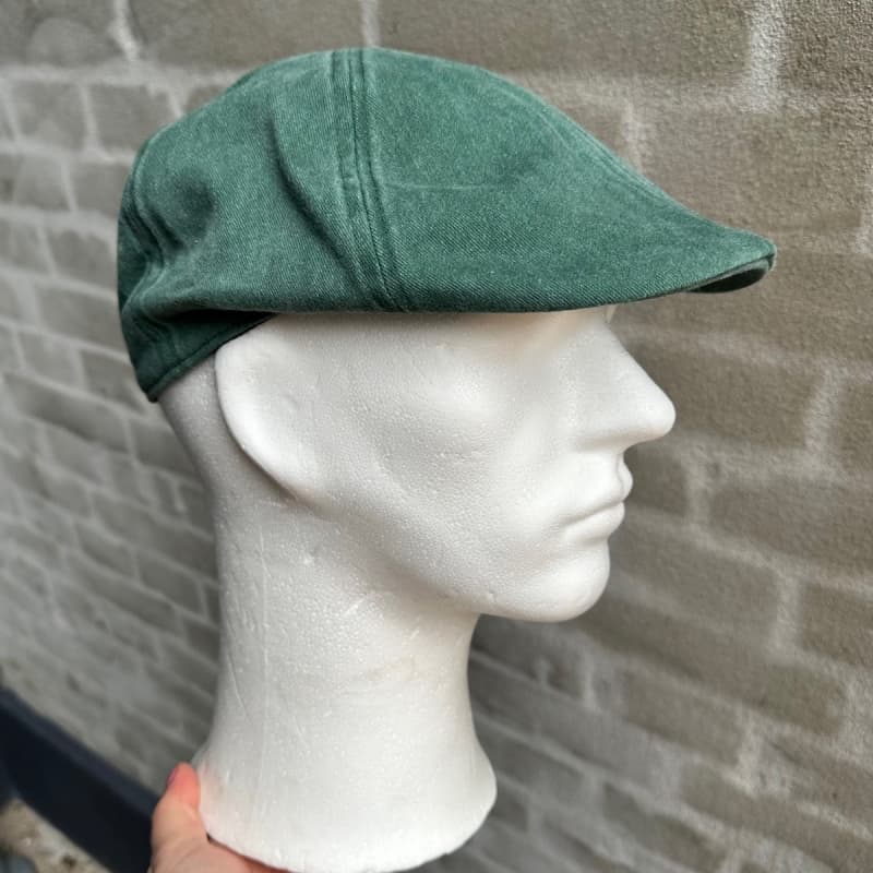 Chilla flat cap - Grøn canvas - 100% bomuld - Unisex - Scippis S/M