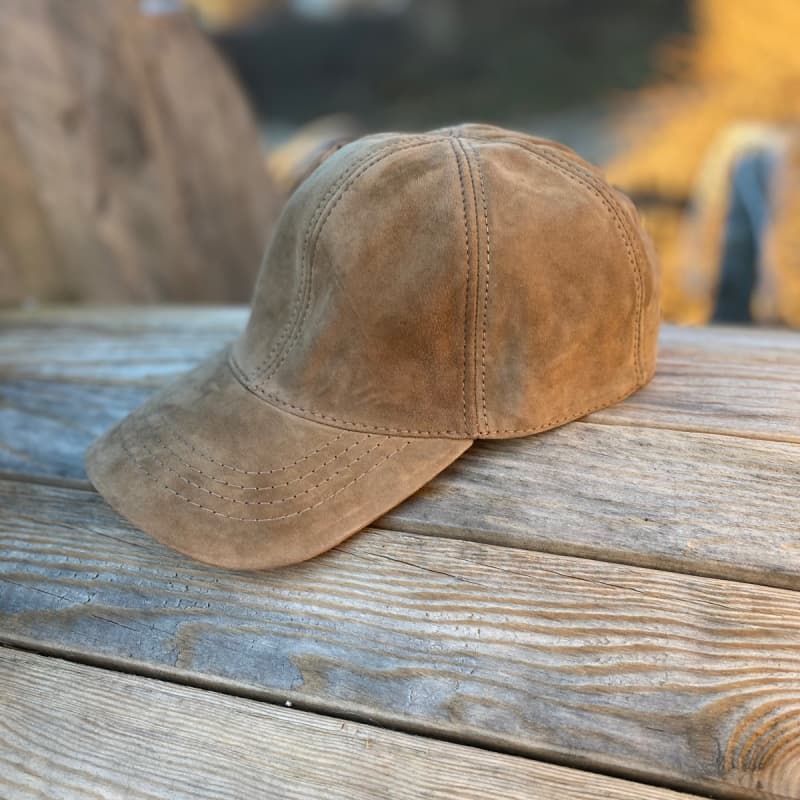 Ruskinds cap - Lys sand - Herre - Freja skind