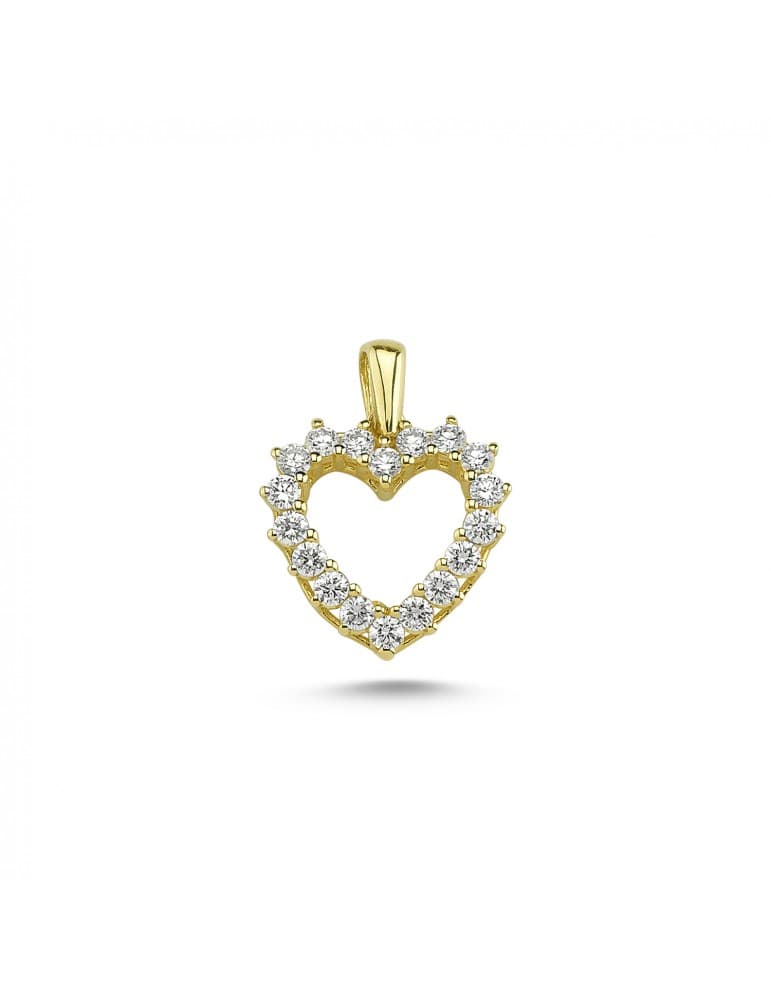 Nuran - Hjerte vedhæng - Charms og vedhæng