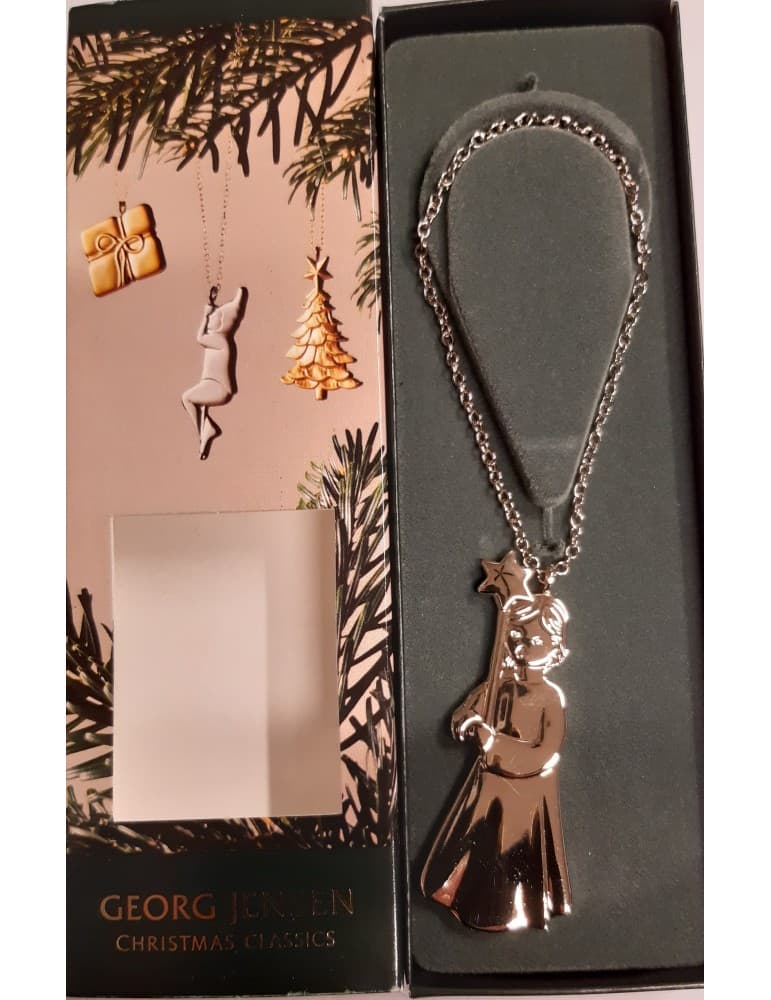 Ornament - PLATINERET - Syngepige - Jul