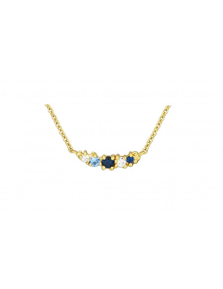 Jeweltime sølv forgyldt collier - Jeweltime smykker