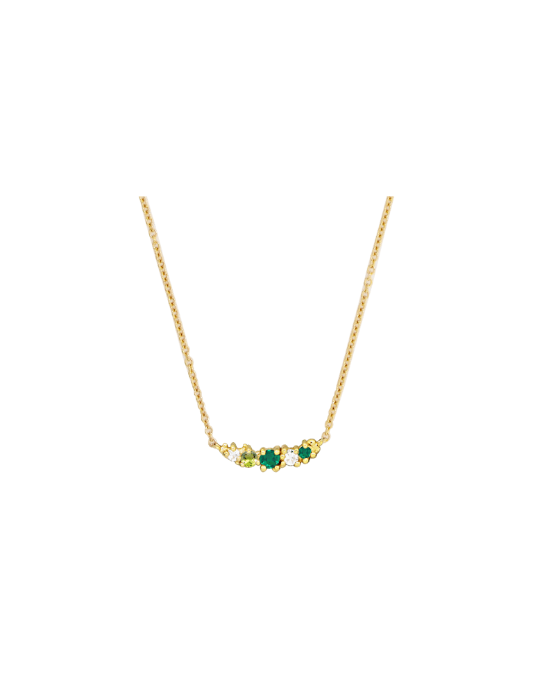 Jeweltime sølv forgyldt collier - Jeweltime smykker