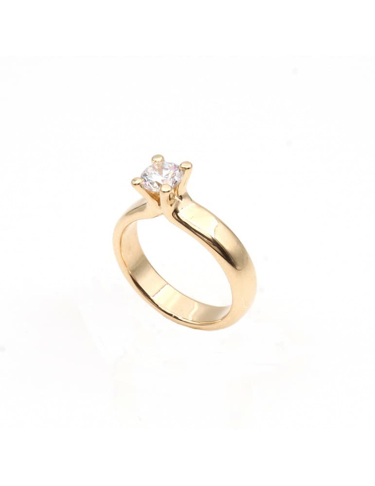 Håndsmedet 14kt guldring - Ringe