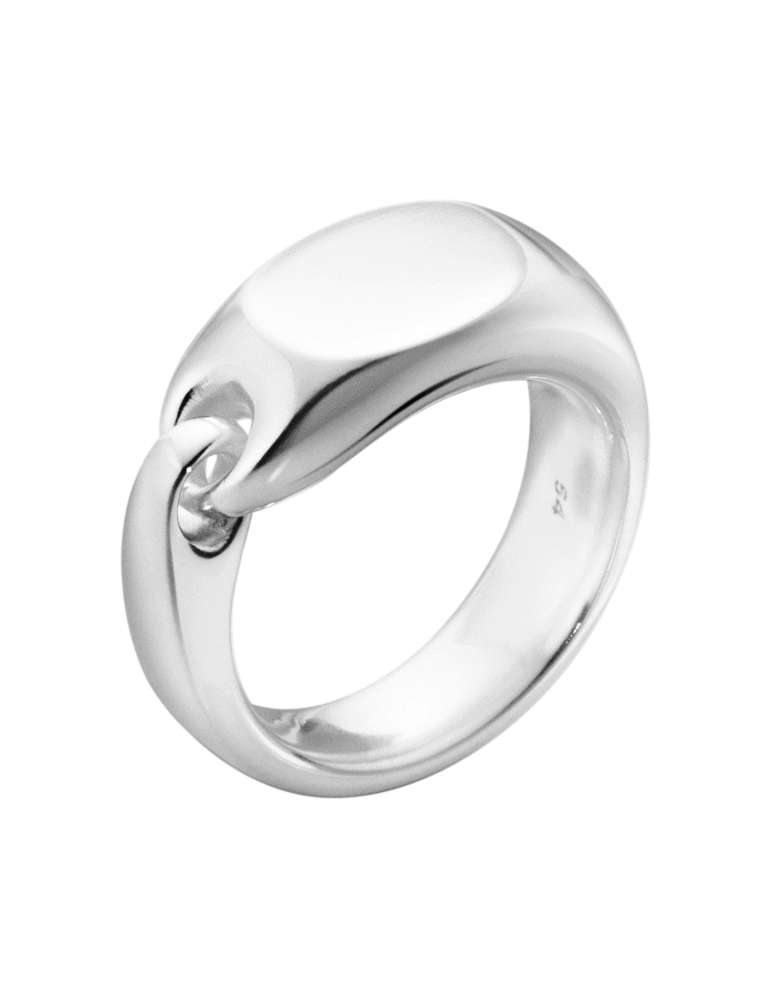 Georg Jensen -  Reflect ring - signet - Georg Jensen