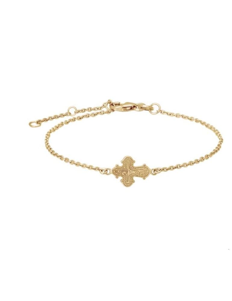 Nordahl - Siersbøl - armbånd m. dagmarkors, forgyldt sølv - Smykker