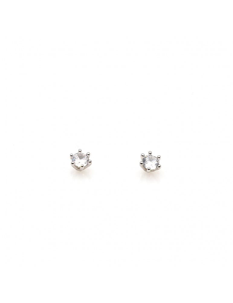 Jeweltime sølv ørestikker med 3mm zirkonia - Jeweltime smykker