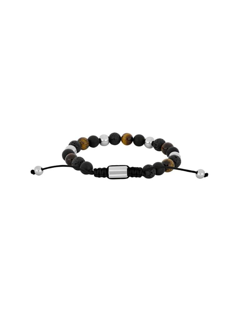 Nordahl - SON OF NOA - sten armbånd - agat/lava/tigerøje - Herresmykker