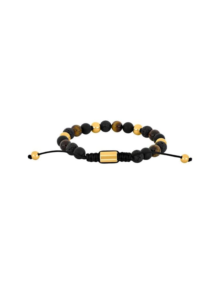 Nordahl - SON OF NOA - sten armbånd - agat/lava/tigerøje - Herresmykker