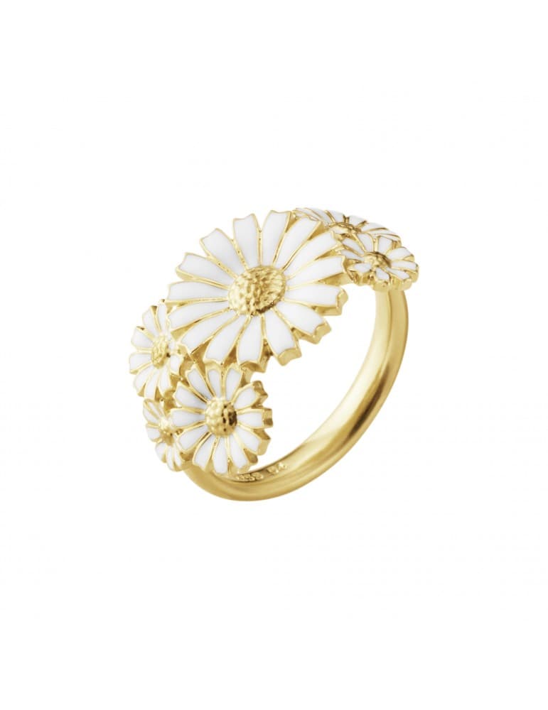 Georg Jensen - Daisy - ring med 6 margueritter - Ringe