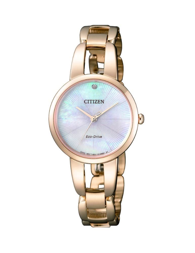 Citizen - Dameur, rosaforgyldt stål - Citizen