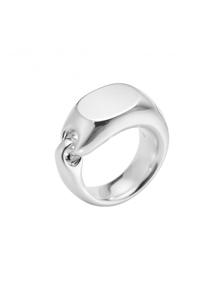 Georg Jensen -  Reflect ring - signet Big - Georg Jensen