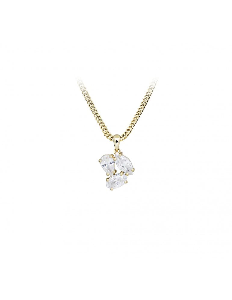 Jeweltime - 8kt vedhæng - med zirkonia - Jeweltime smykker