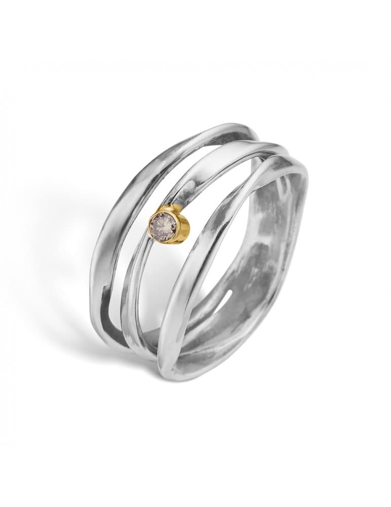 By Birdie - Ring - Lotus Trio Plain - Ringe