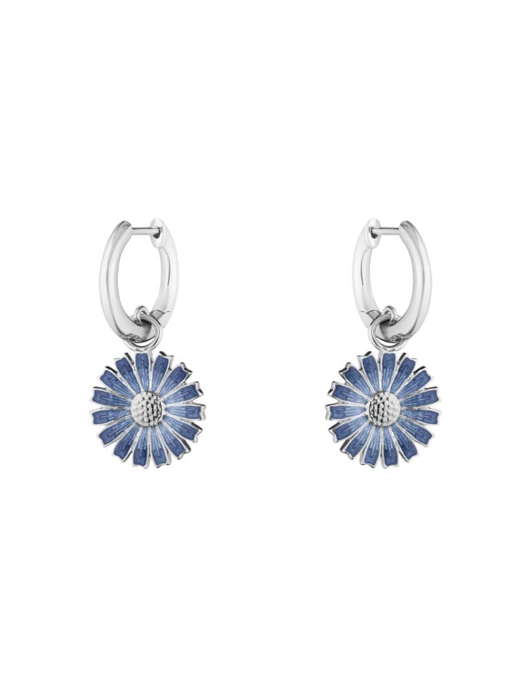 Georg Jensen - Daisy - creol med 13mm marguerit - Øreringe