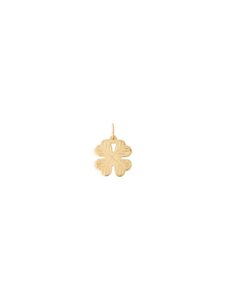 Lund Of Copenhagen - firkløver vedhæng, 8 kt. guld - Smykker