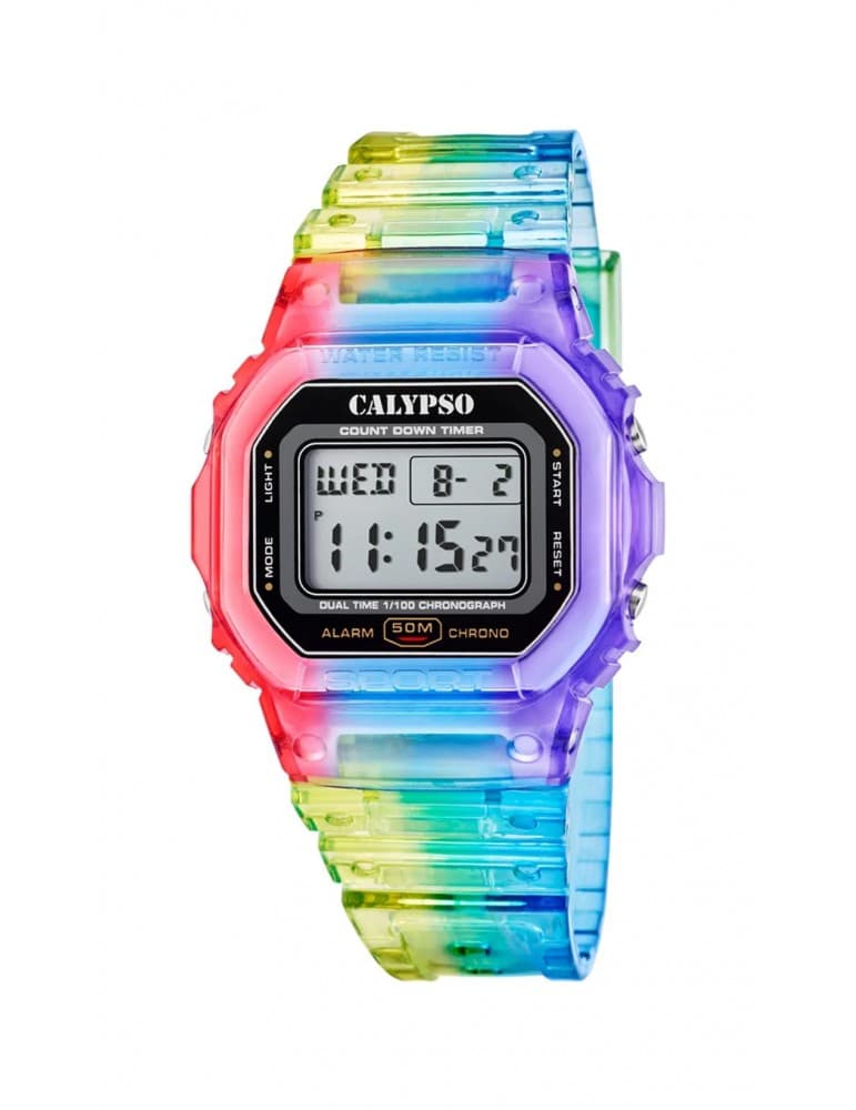 CALYPSO digital ur - color splash - Ure