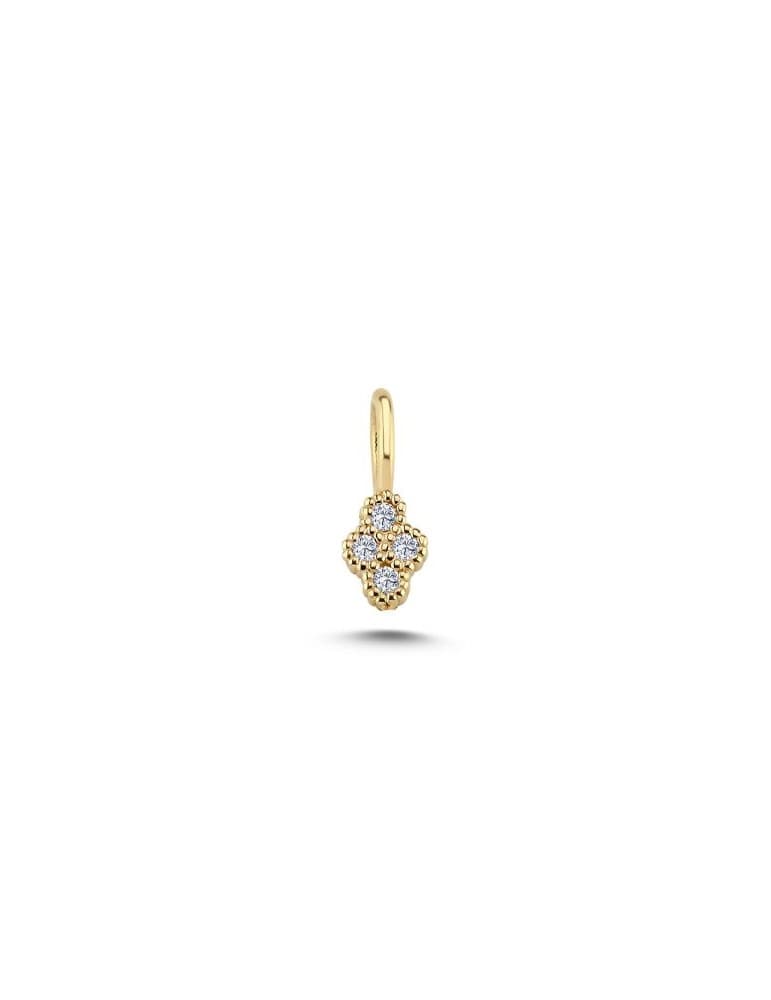 Nuran - ATHENE- 14kt guld vedhæng med brillanter - Charms og vedhæng