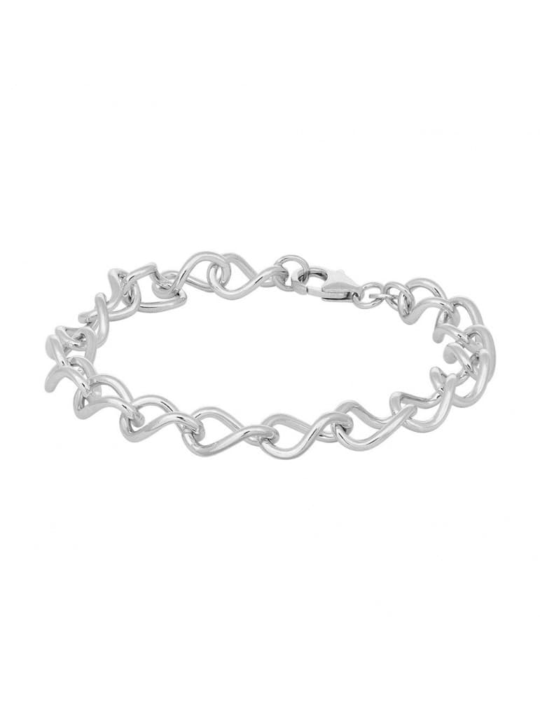 Nordahl - sølv rhodineret armbånd - Armbånd