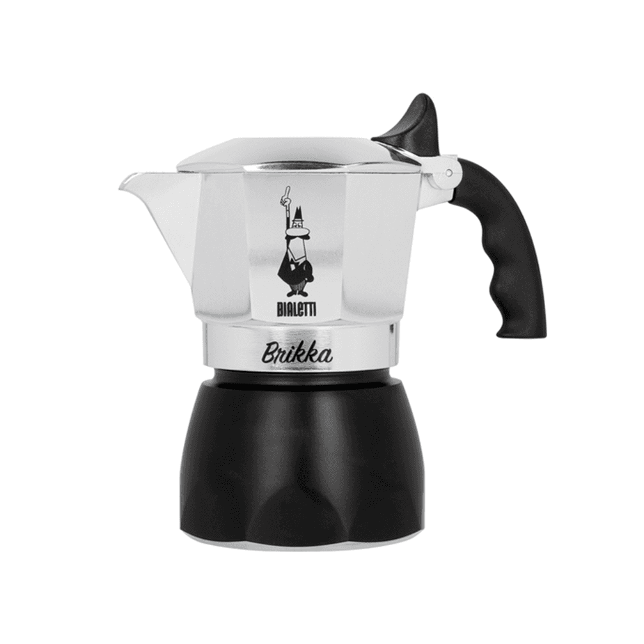 Bialetti Brikka 2 Cup. Espressokanna Alu