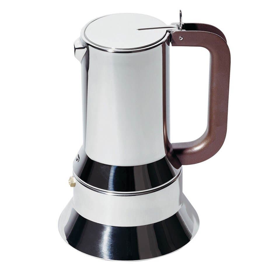 Alessi 9090 10-kopps espressokanna i stål