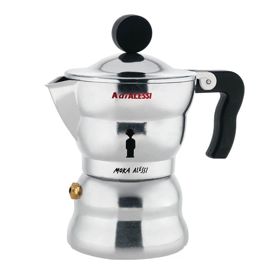 Alessi Moka Alessi 1 Cup. Espressokanna Alu