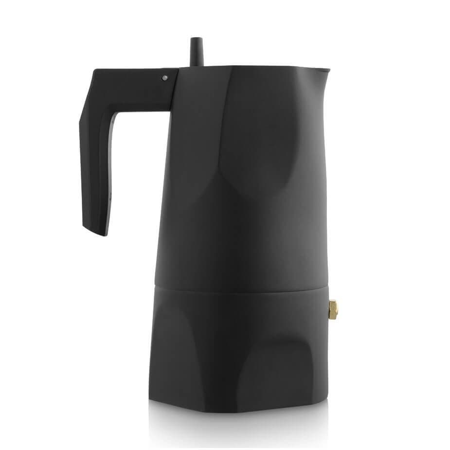 Alessi Ossidiana 3 Cup. Espressokanna Svart