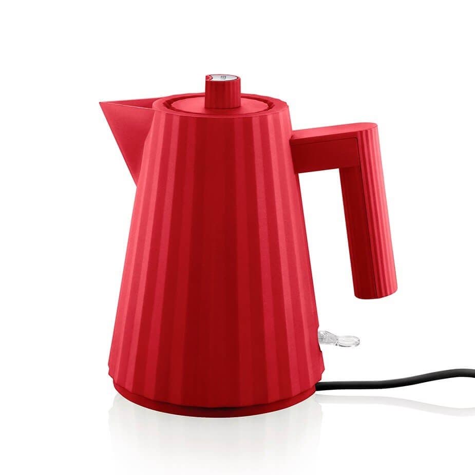 Alessi Plissé Elektrisk Vattenkokare 1 L Röd