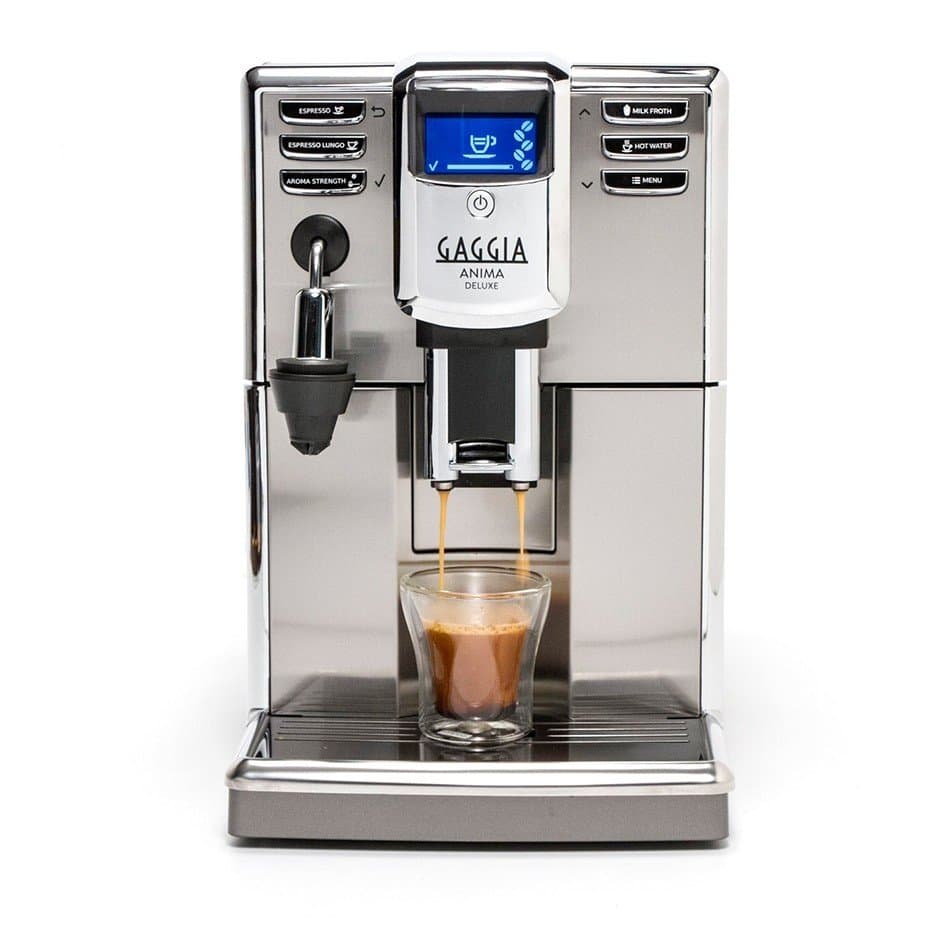 Gaggia Anima Deluxe stål/svart espressomaskin