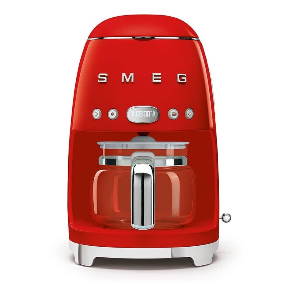 Smeg DCF02RDEU kaffemaskin med droppfunktion, röd